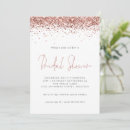 Search for rose gold bridal invitations Trendy