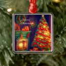 Search for vintage style ornaments Christmas tree