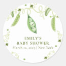Search for sweet pea baby shower stickers Green