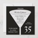 Search for modern 35th birthday invitations Thirty five
