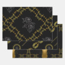 Search for gold leaf wrapping paper Black