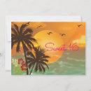Search for hibiscus birthday invitations Sunset