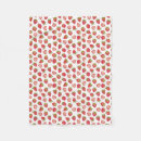 Search for strawberry fruit blankets Girly