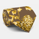 Search for brown flower ties Vintage