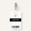 Search for visitor badges Company logo
