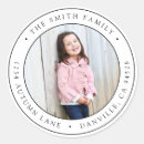 Search for photo return address stickers Circle