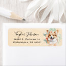 Search for pembroke corgi return address labels Pet