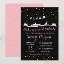 Search for pink snowflake baby shower invitations Gold