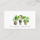 Search for plant business cards Watercolor