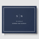 Search for classic wedding guest books Elegant
