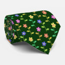 Recherche de colorées cravates Motif de fleurs