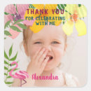 Search for luau thank you stickers Hawaiian