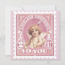 Recherche de timbre de saint valentin cartes Rose