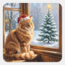 Search for ginger cat stickers Winter