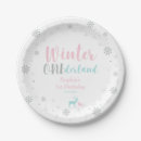 Search for winter onederland plates Silver