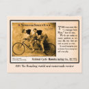Recherche de vélo tandem cartes postales Vintage