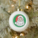 Search for santa claus face ornaments Xmas