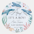 Search for blue whale stickers Baby shower