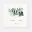 Search for rustic wedding napkins Winter