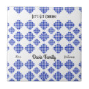 Search for blue diamond tiles Chequered