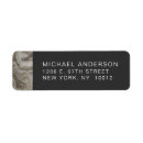 Search for flat return address labels Elegant