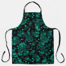 Search for turquoise pattern aprons Retro