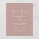 Search for elegant dusty rose wedding invitations Budget