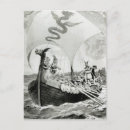 Recherche de bateau viking cartes postales Vikings