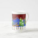 Recherche de arbre décoré tasses Neige