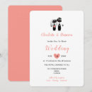 Search for black and white cat invitations Vintage