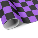 Search for black and purple wrapping paper Chequered