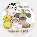 Search for zebra party stickers 2nd birthday