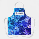 Search for blue tropical aprons Cute