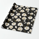 Search for black and white floral wrapping paper Botanical