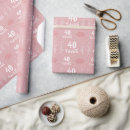 Search for 40th birthday gift wrap 40 and fabulous