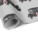 Search for classic car wrapping paper Black