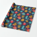 Recherche de aliens wrapping paper Mignon
