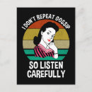 Search for gossips postcards Humour