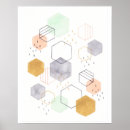 Search for hexagon art Modern