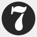 Search for sevens stickers Number