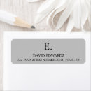 Search for gray business return address labels Contemporary