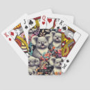 Search for cute koalas playing cards Nature