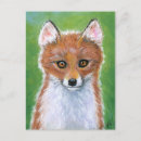 Search for baby fox postcards Red