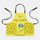 Search for blue flowers aprons Pattern
