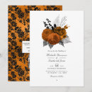 Search for orange and black wedding invitations Qr code