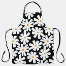 Search for retro daisy pattern aprons Floral