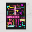 Recherche de le gymnaste cartes postales Girl