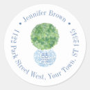 Search for blue house stickers Watercolor