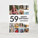 Recherche de 59 ans anniversaire cartes Cinquante neuvième