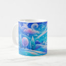 Search for snowy forest mugs Winter landscape